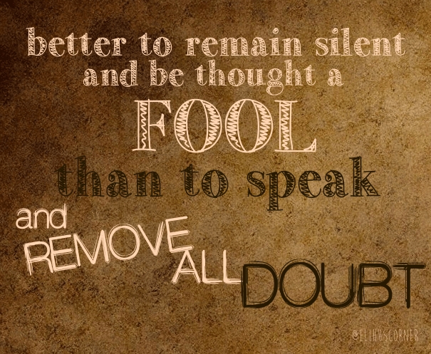 fool quote